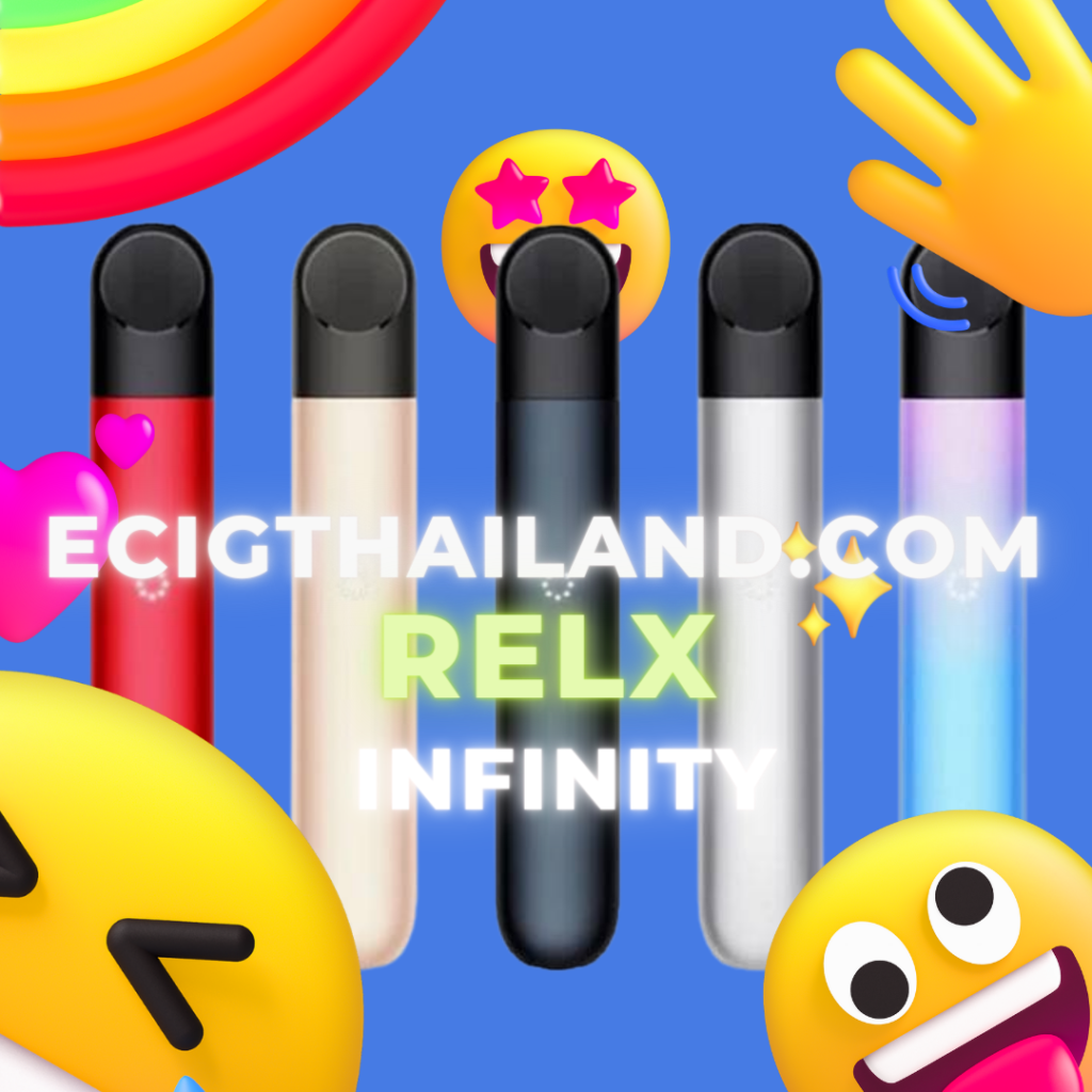 Relx รวมทุกรุ่น ทุกกลิ่นไว้ในที่เดียว บุหรี่ไฟฟ้าแบบเปลี่ยนหัว และหัวพอด