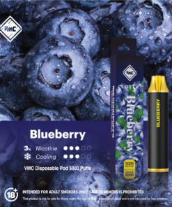 VMC POD 5000 Puffs กลิ่น Lotty Blueberry (ลอตเต้  บลูเบอรี่)