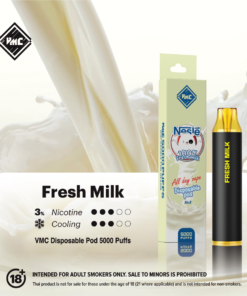 VMC POD 5000 Puffs กลิ่น Nesle milk (นมตราหมี)