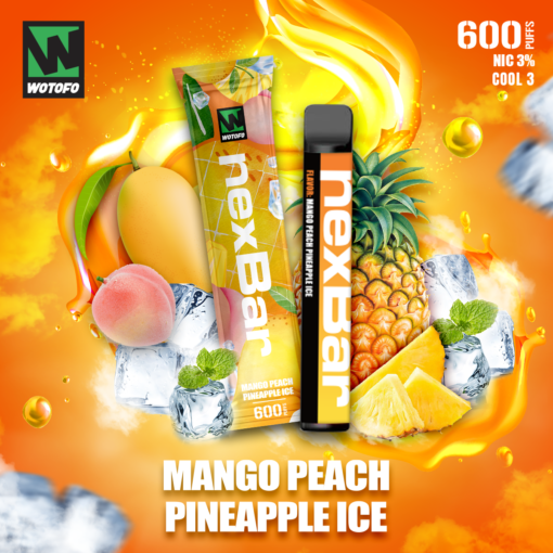 WOTOFO NexBar กลิ่น Mango Peach Pineapple Ice (มะม่วงสับปะรด)