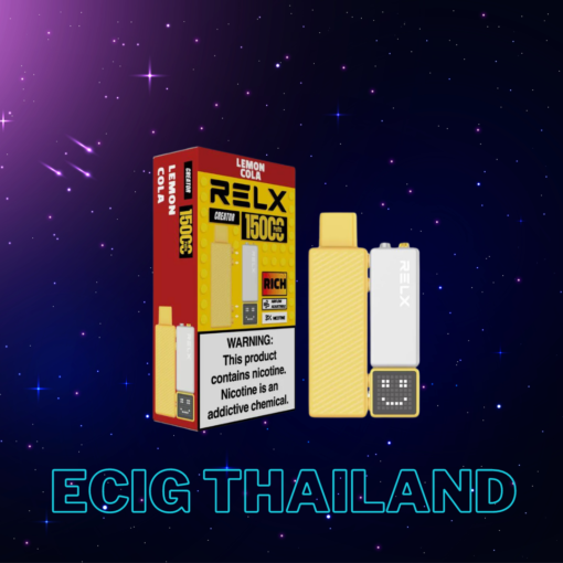 Relx Creator 18000 Puffs ขายตัวเครื่อง และหัวพอต ราคาส่ง ยกกล่อง ยกลัง บุหรี่ไฟฟ้าแบบใช้แล้วทิ้งเปลี่ยนหัวได้ 18,000 คำ พร้อม Mesh Coil รีดรสชาติเต็มอิ่ม